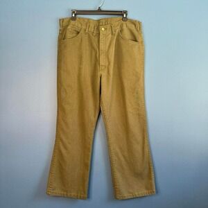 Vintage 70s OshKosh Pants Men's Size 38/30 Sanforized Union Made Green Workwear‎